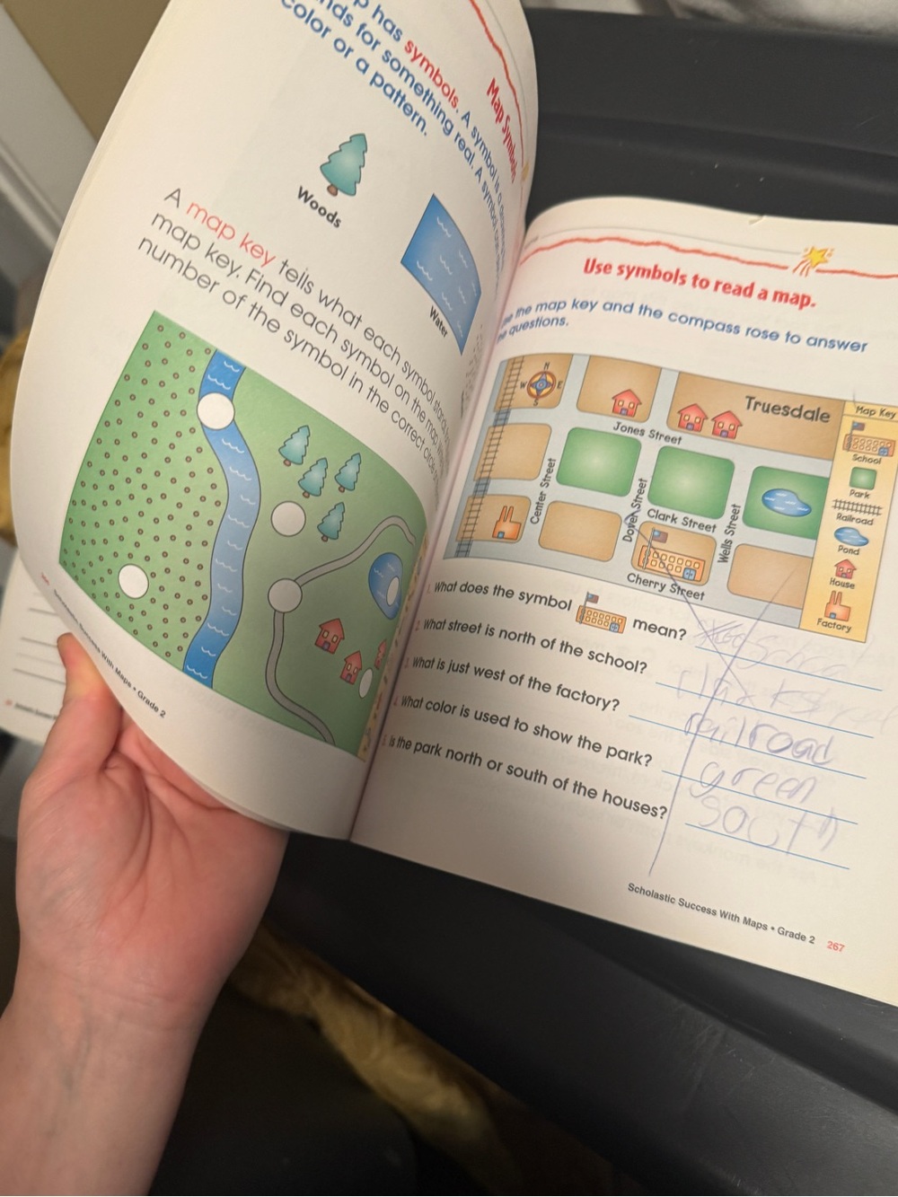 Scholastic 2nd Grade Workbook - Bright Blue Cover with Red Elephant - Picture 3 of 4